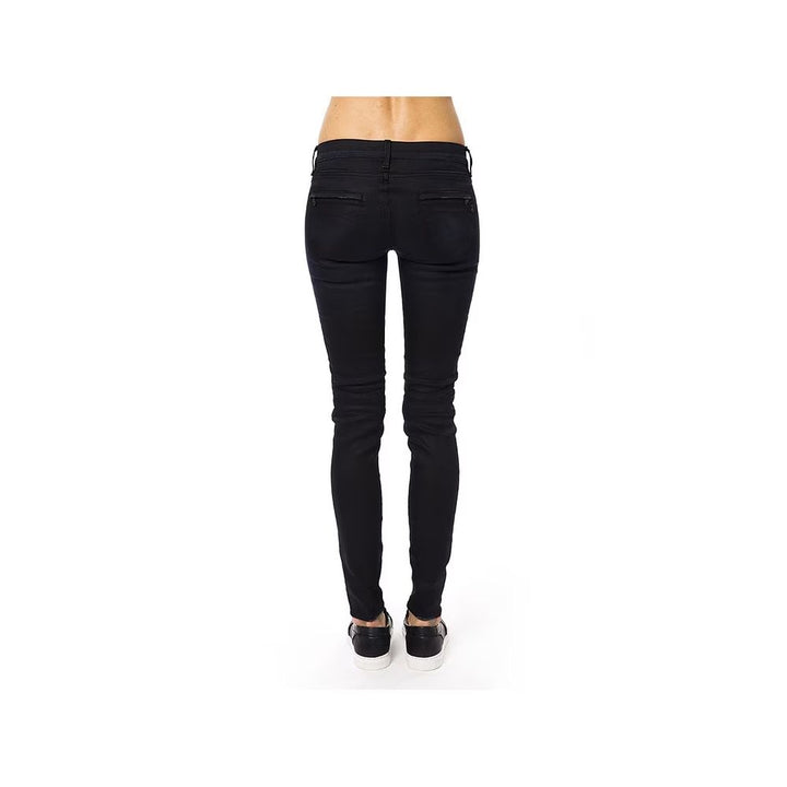 Gas Blue Cotton Skinny Pants