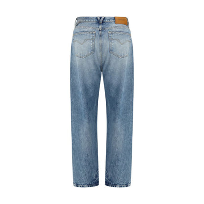 Versace Blue Cotton Jeans Denim