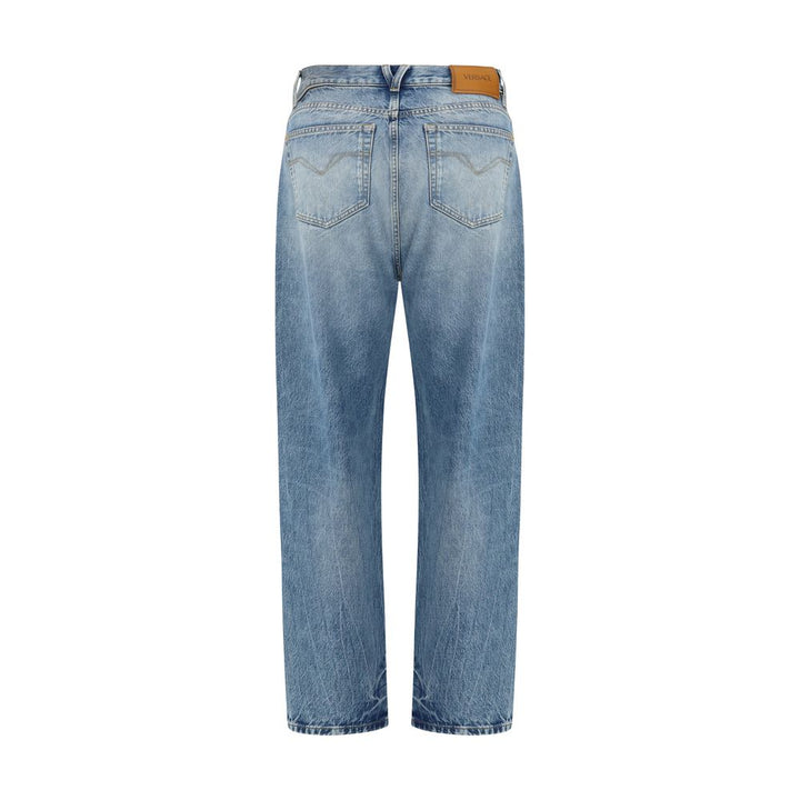 Versace Blue Cotton Jeans Denim
