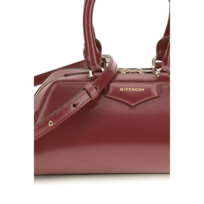 Bolso de mano Givenchy de piel de becerro burdeos Bos Taurus