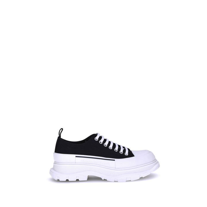 Alexander McQueen Zapatillas Gruesas de Lona Negras