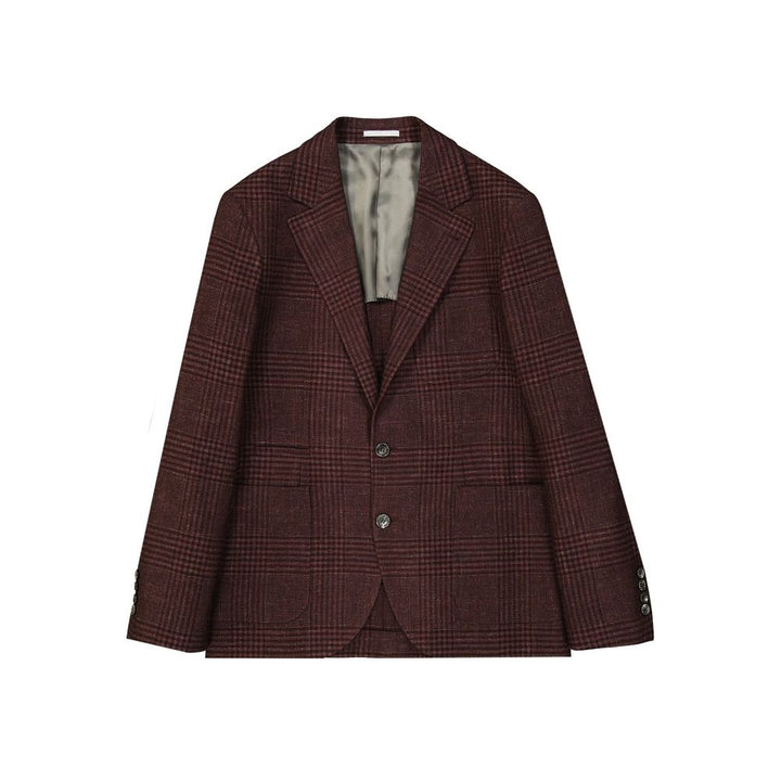 Manteau Brunello Cucinelli en Laine Multicolore