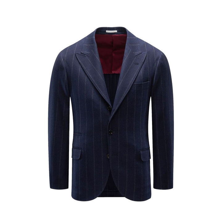 Manteau Brunello Cucinelli en Laine Vierge Bleue