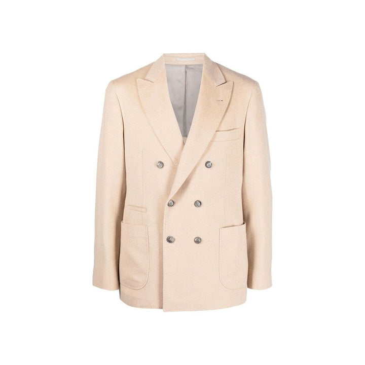 Brunello Cucinelli Beige Wool Blazer