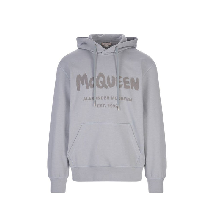 Sweat-shirt Alexander McQueen en coton gris