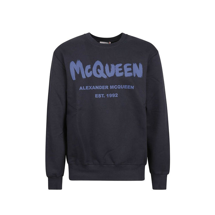 Sweat-shirt Alexander McQueen en coton bleu