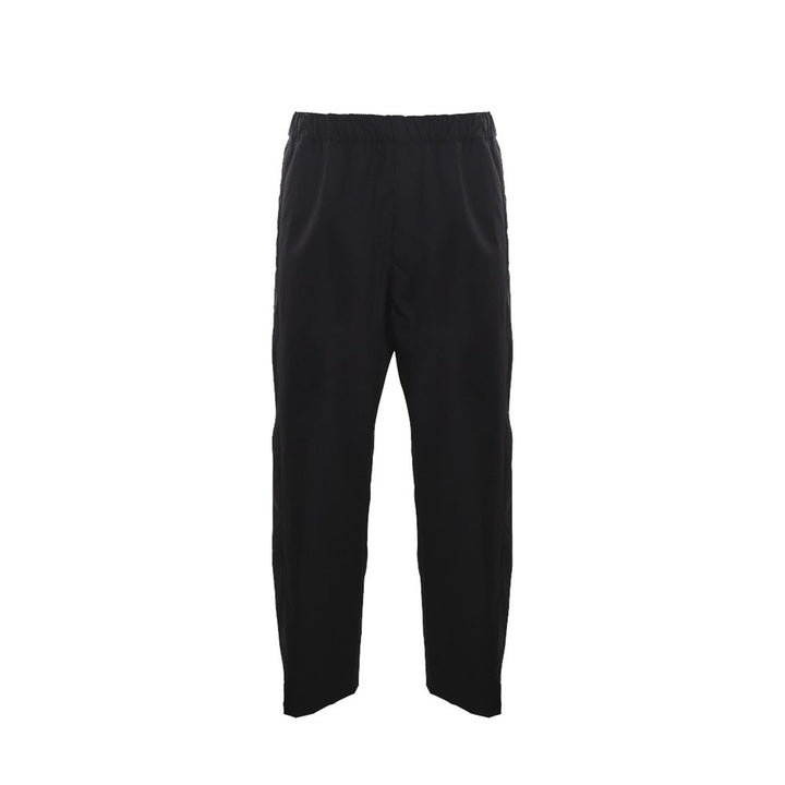 Alexander McQueen Pantalones casuales de algodón negros