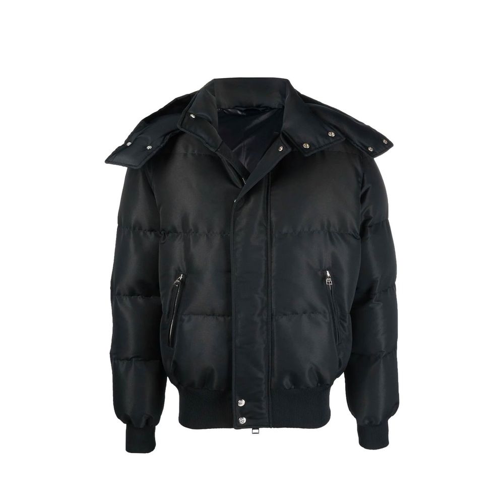 Bomber Alexander McQueen de poliamida negra