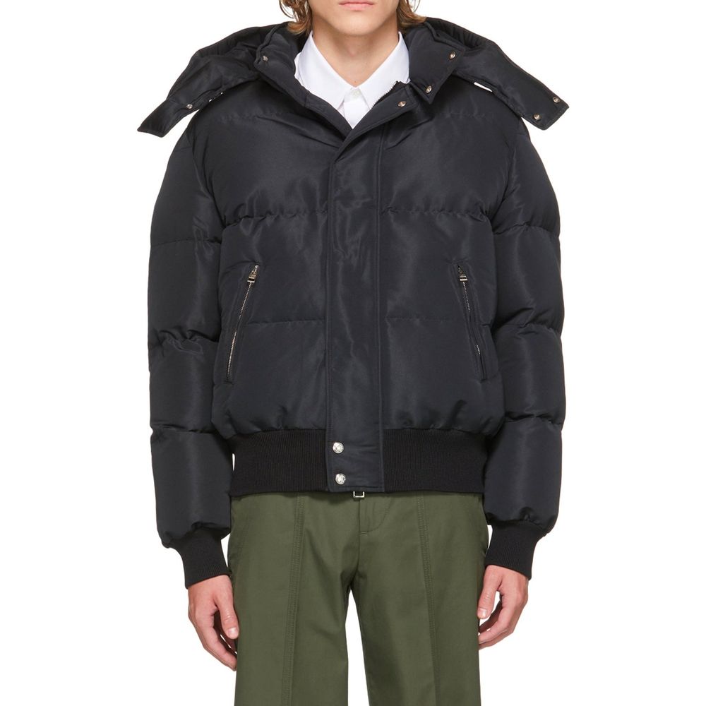 Bomber Alexander McQueen de poliamida negra