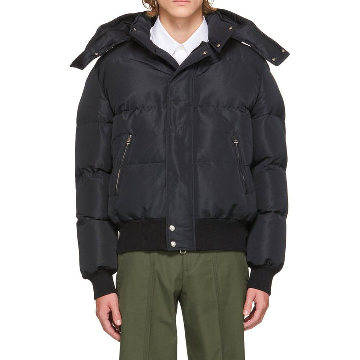 Bomber Alexander McQueen de poliamida negra
