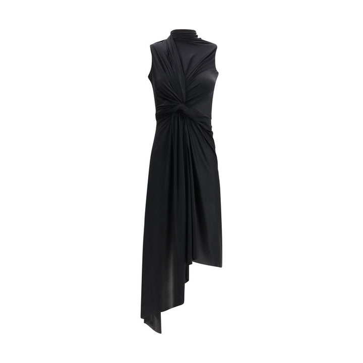 Vestido informal de poliamida negra de Balenciaga
