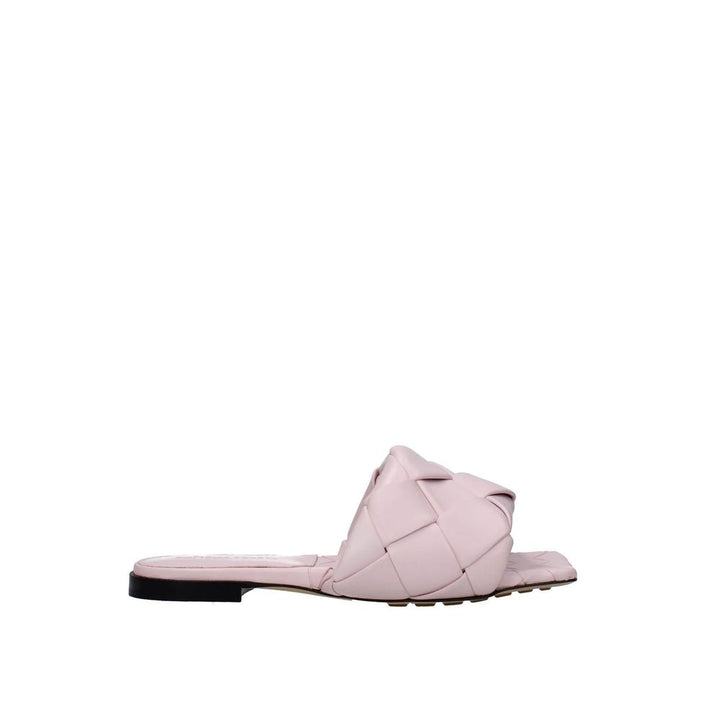 Sandales plates Bottega Veneta en cuir de veau multicolore