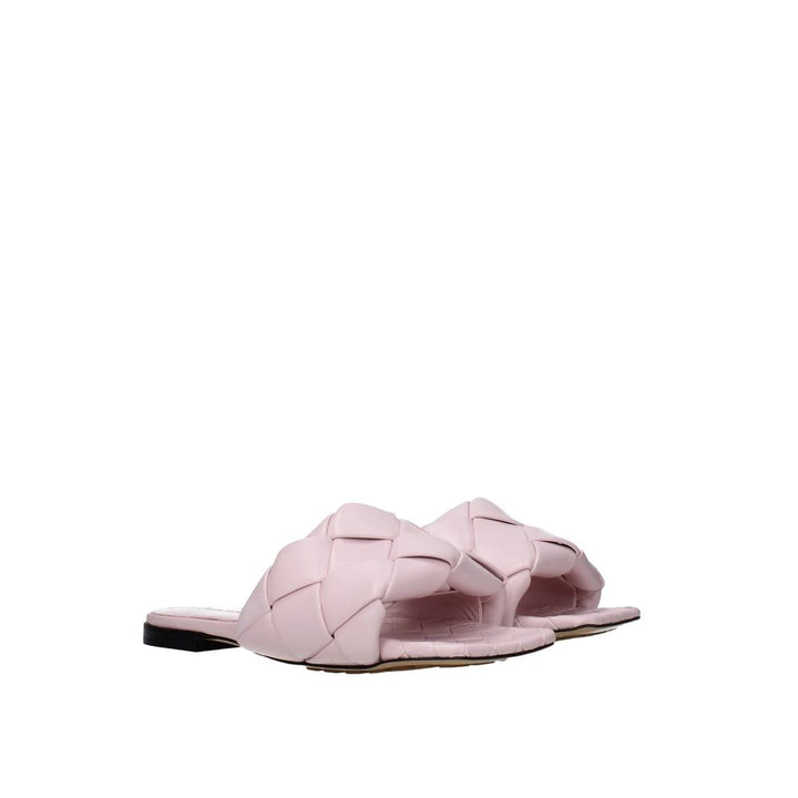Sandales plates Bottega Veneta en cuir de veau multicolore