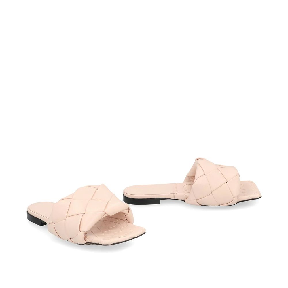 Sandalias planas de piel multicolor Bottega Veneta