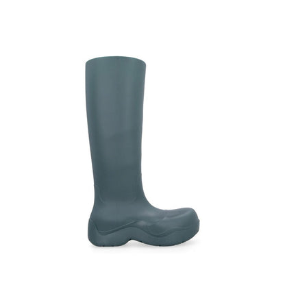 Botas de lluvia bicolor de goma Bottega Veneta