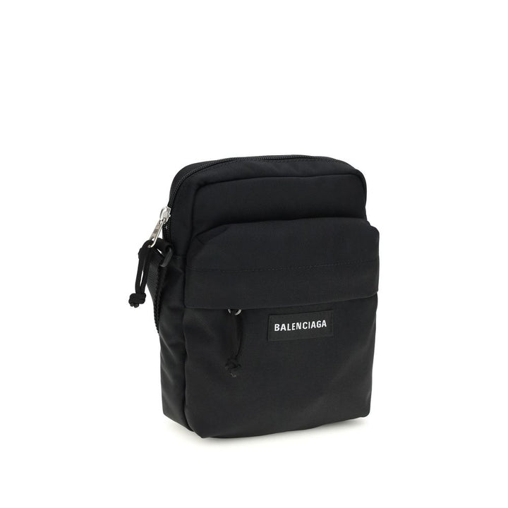 Bolso de hombro Balenciaga de poliamida negra