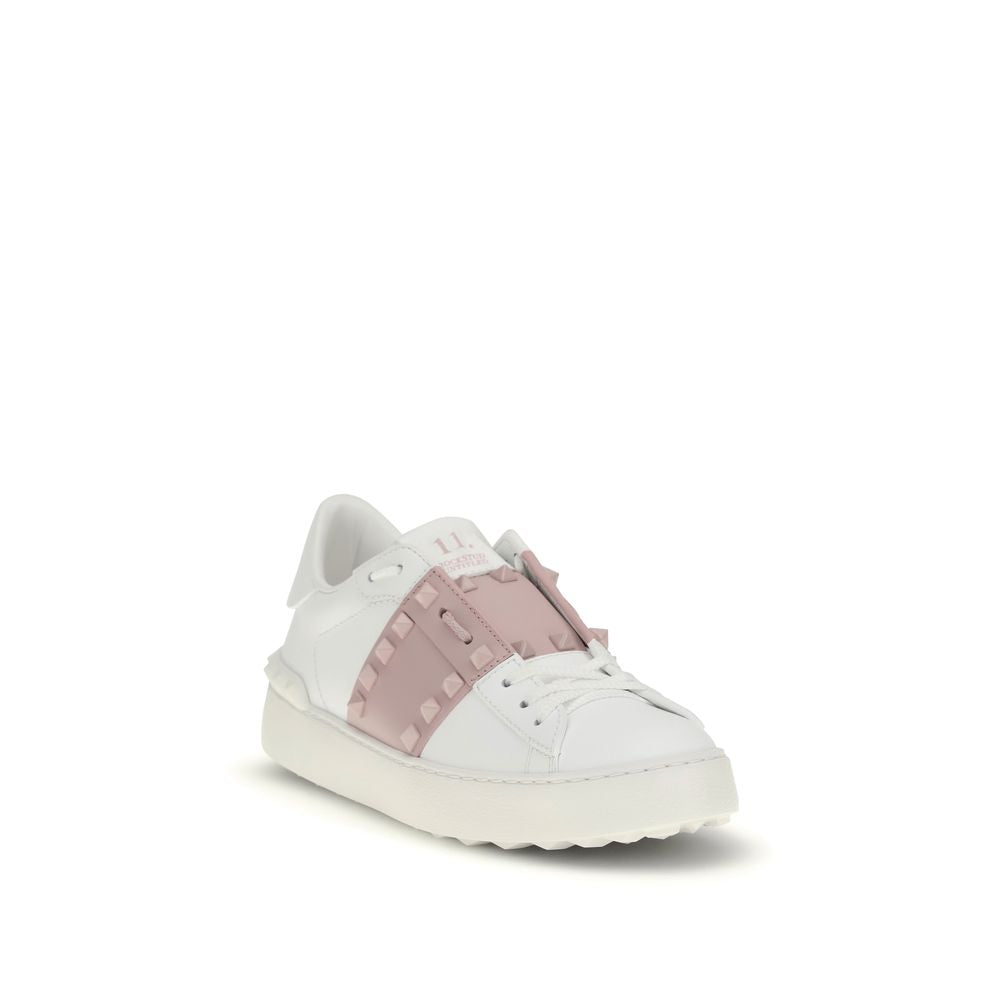 Zapatillas deportivas Valentino Garavani de piel de becerro blanca Bos Taurus