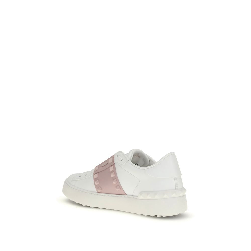 Zapatillas deportivas Valentino Garavani de piel de becerro blanca Bos Taurus