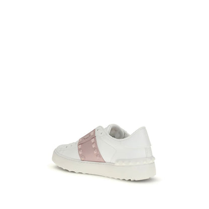 Zapatillas deportivas Valentino Garavani de piel de becerro blanca Bos Taurus