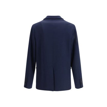 Abrigo de algodón azul Gucci