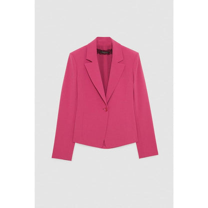 Patrizia Pepe Yellow Polyester Blazer
