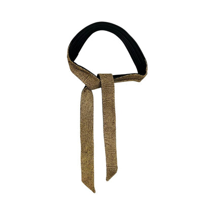 Borbonese Beige Leather Women Belt