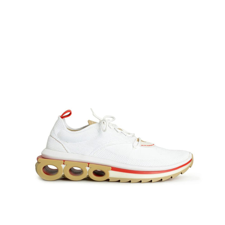 Zapatillas deportivas Salvatore Ferragamo de tela blanca