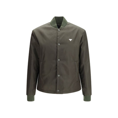 Bomber en nylon bicolore Prada