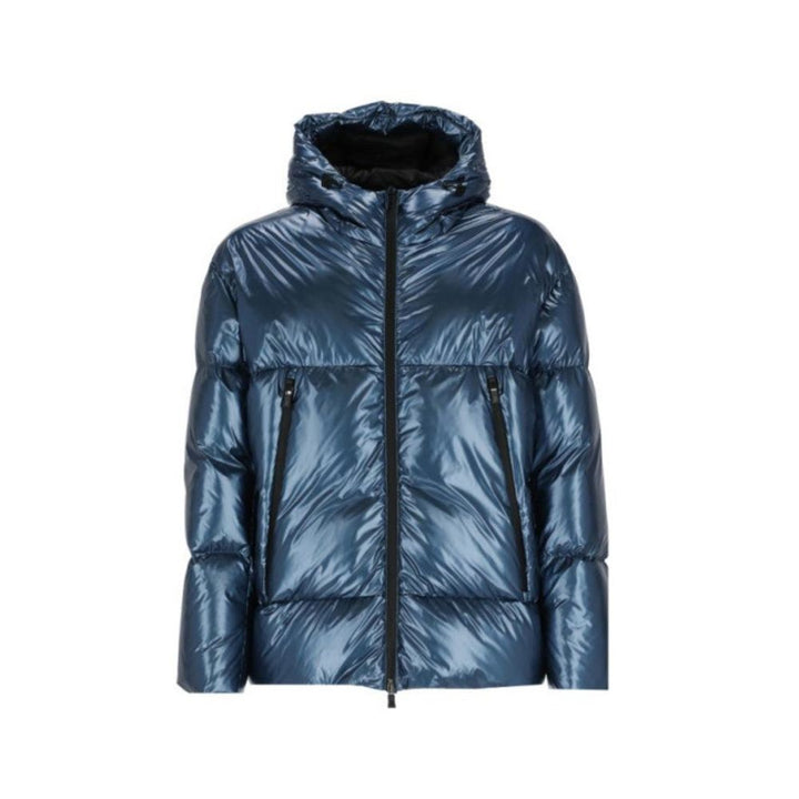 Herno Blue Polyamide Coat