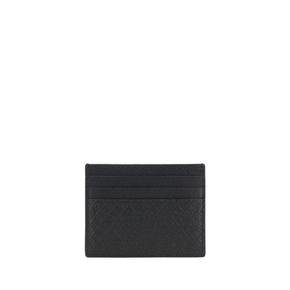 Cartera Ferragamo de piel de becerro negra Bos Taurus