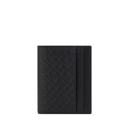 Cartera Ferragamo de piel de becerro negra Bos Taurus