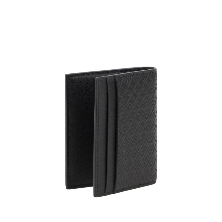 Cartera Ferragamo de piel de becerro negra Bos Taurus