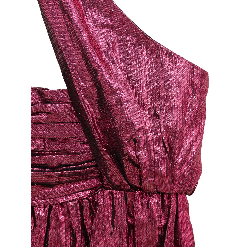 Robe Courte Saint Laurent en Viscose Fuchsia
