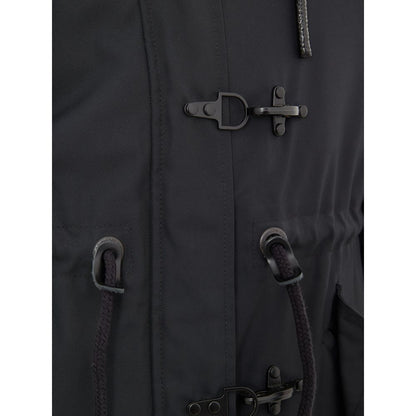 Moose Knuckles Blue Nylon Parka