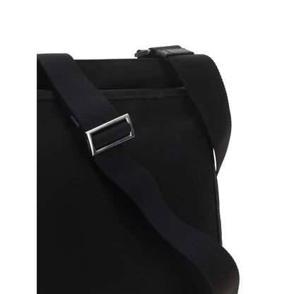 Bolso de hombro Prada de nailon negro