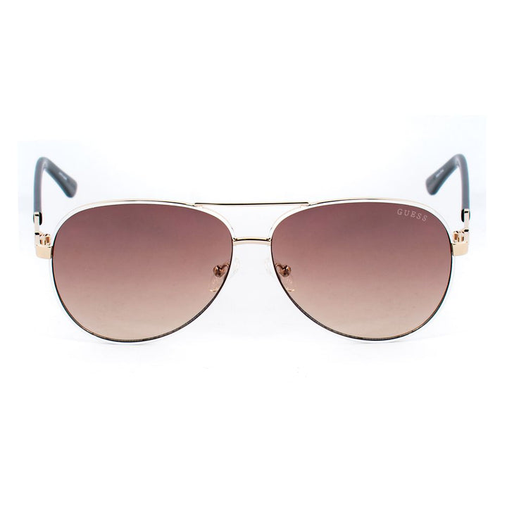 Guess White Metal Sunglasses