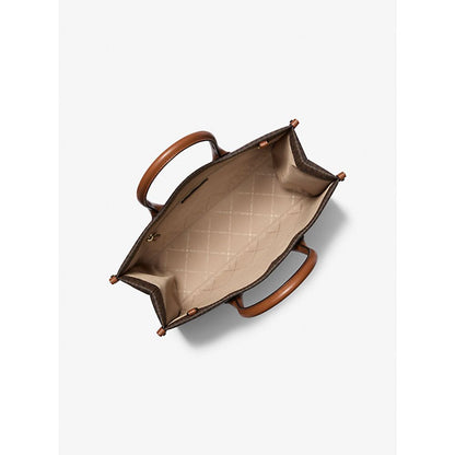 Michael Kors Brown Leather Shoulder Bag