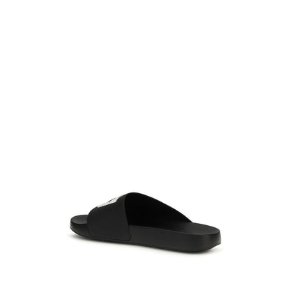 Chanclas de goma negras Givenchy