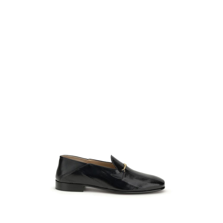 Mocasines sin cordones Valentino Garavani de piel de becerro negra Bos Taurus