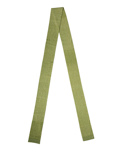 Foulard de cuello de cachemira verde tejido Dolce & Gabbana de 280 cm x 11 cm para hombre