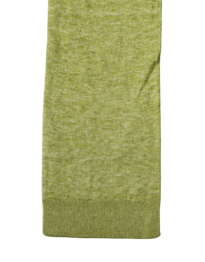 Foulard de cuello de cachemira verde tejido Dolce & Gabbana de 280 cm x 11 cm para hombre