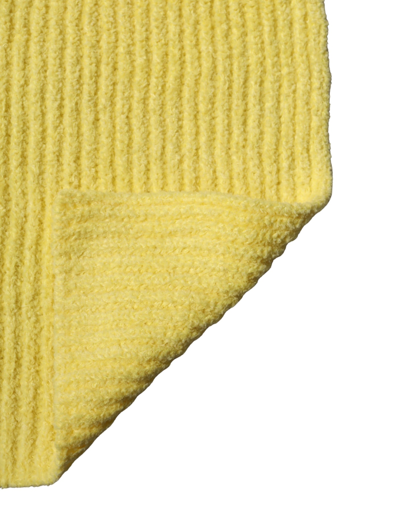 Foulard de cuello de punto de algodón amarillo de Dolce & Gabbana de 270 cm x 31 cm Bufanda de hombre
