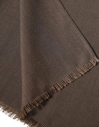 Dolce & Gabbana Braga de cuello de poliéster marrón 185 cm x 165 cm, pañuelo para hombre