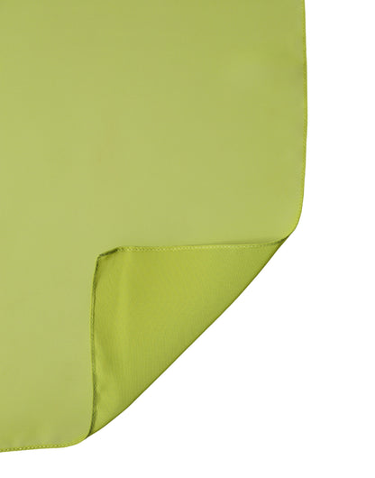 Dolce & Gabbana Chal Bufanda Foulard Cuello Amarillo Verde 131cm x 99.5cm