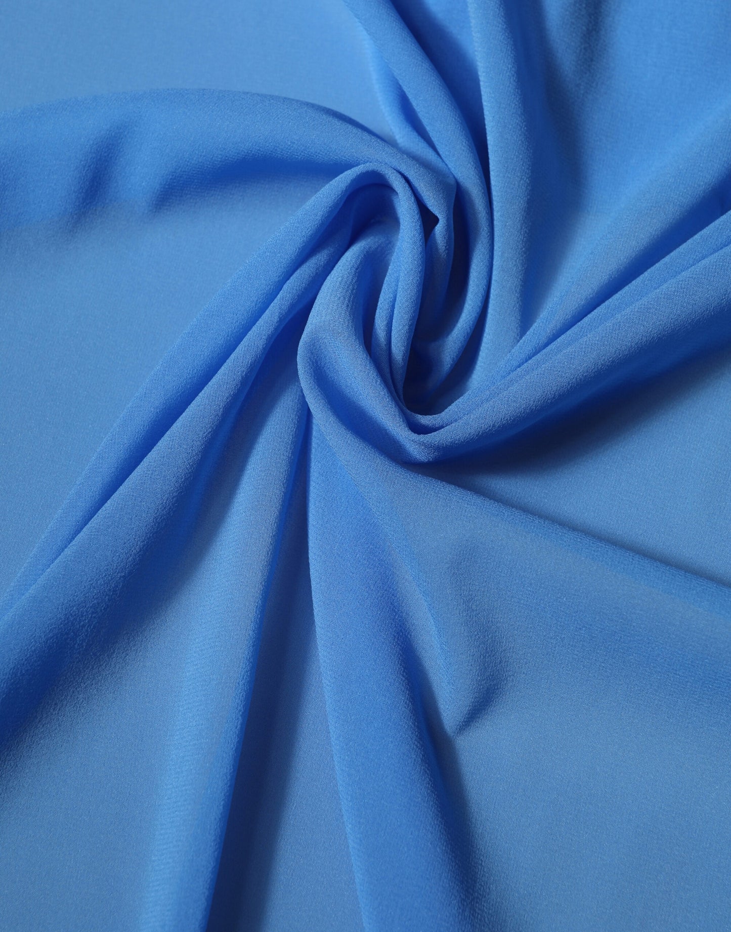 Châle Étole Foulard en Soie Bleue Dolce & Gabbana 200cm x 64cm