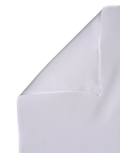 Chal de cuello de seda blanca Dolce & Gabbana Estola de 200cm x 64cm