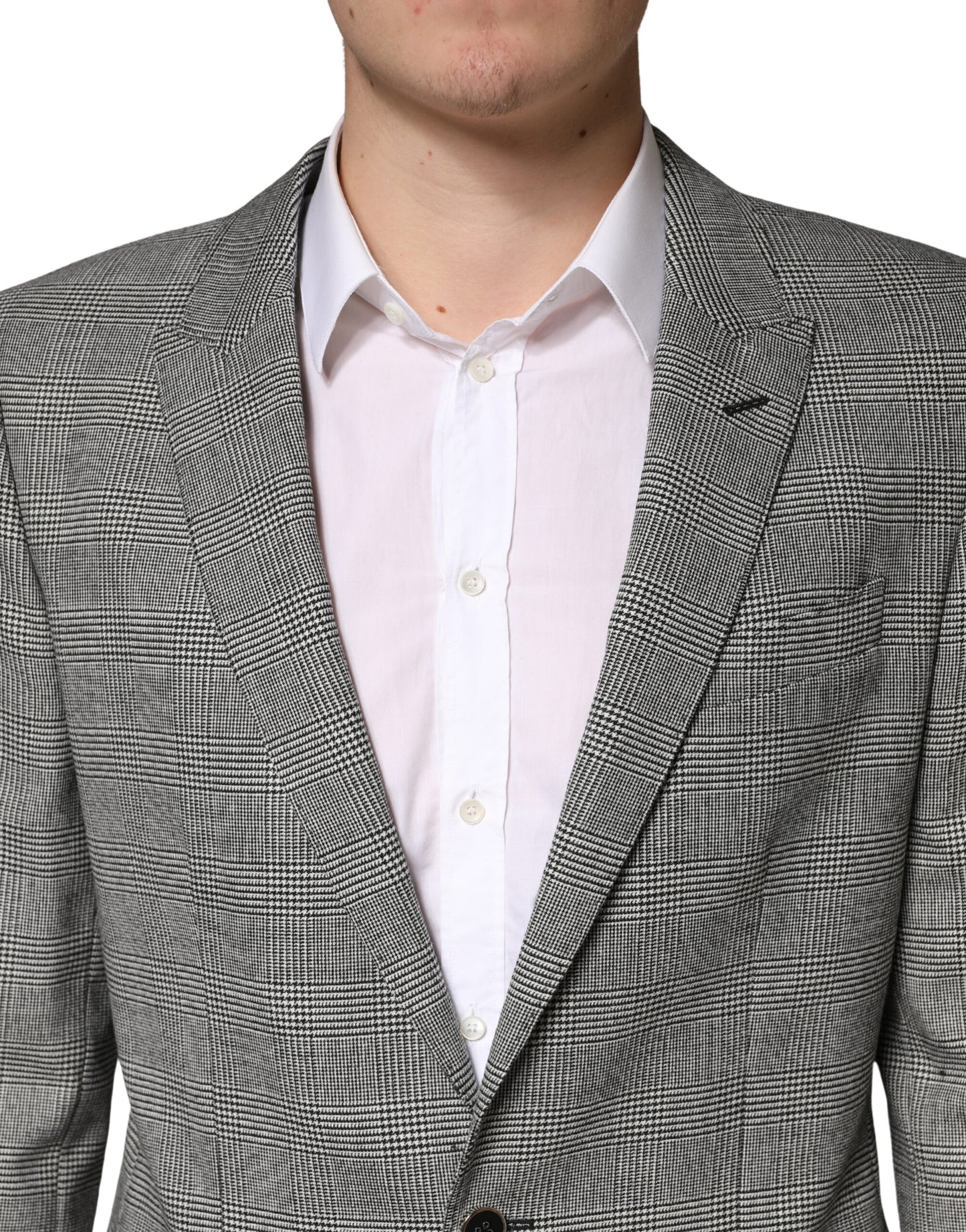Traje formal de 2 piezas Dolce & Gabbana MARTINI gris de un solo botón