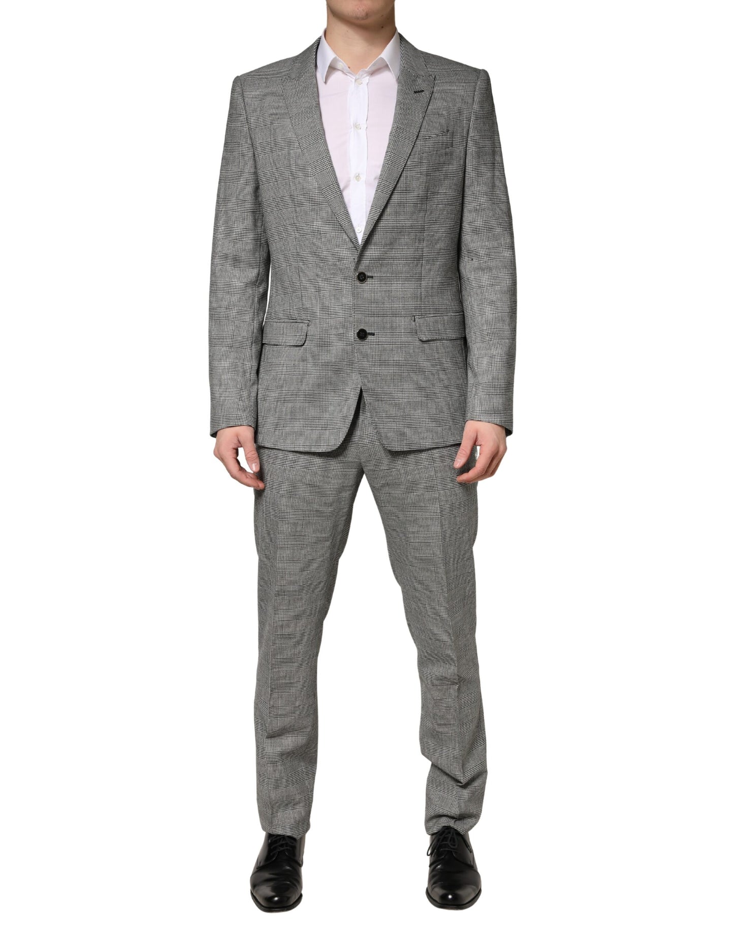 Traje formal de 2 piezas Dolce & Gabbana MARTINI gris de un solo botón