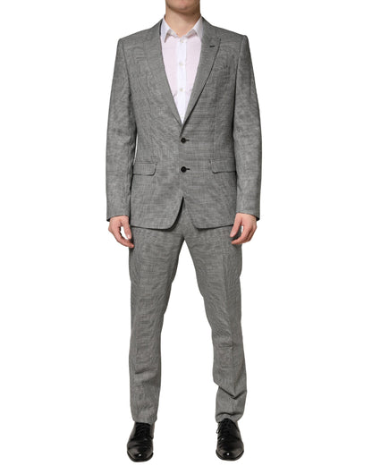 Traje formal de 2 piezas Dolce & Gabbana MARTINI gris de un solo botón