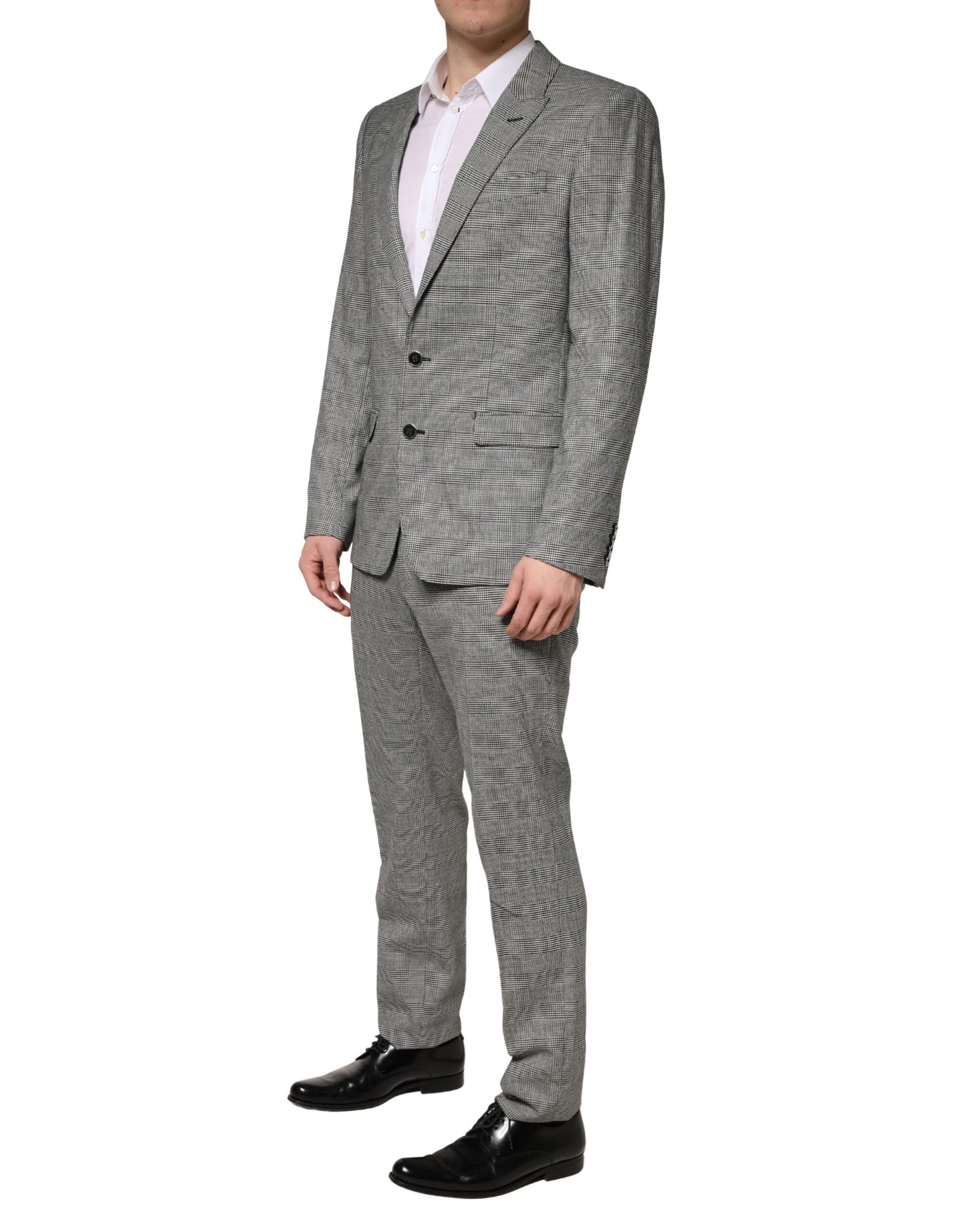 Traje formal de 2 piezas Dolce & Gabbana MARTINI gris de un solo botón